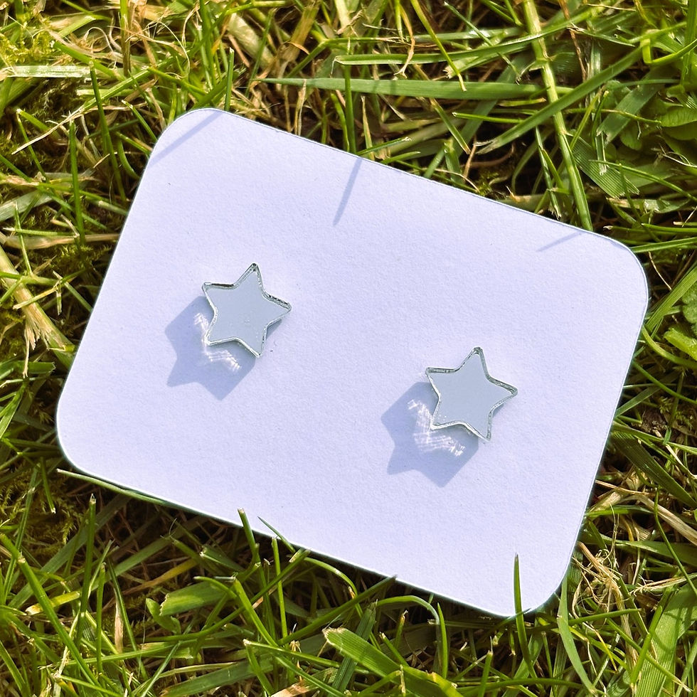 Thumbnail: Star Studs - Silver Mirror
