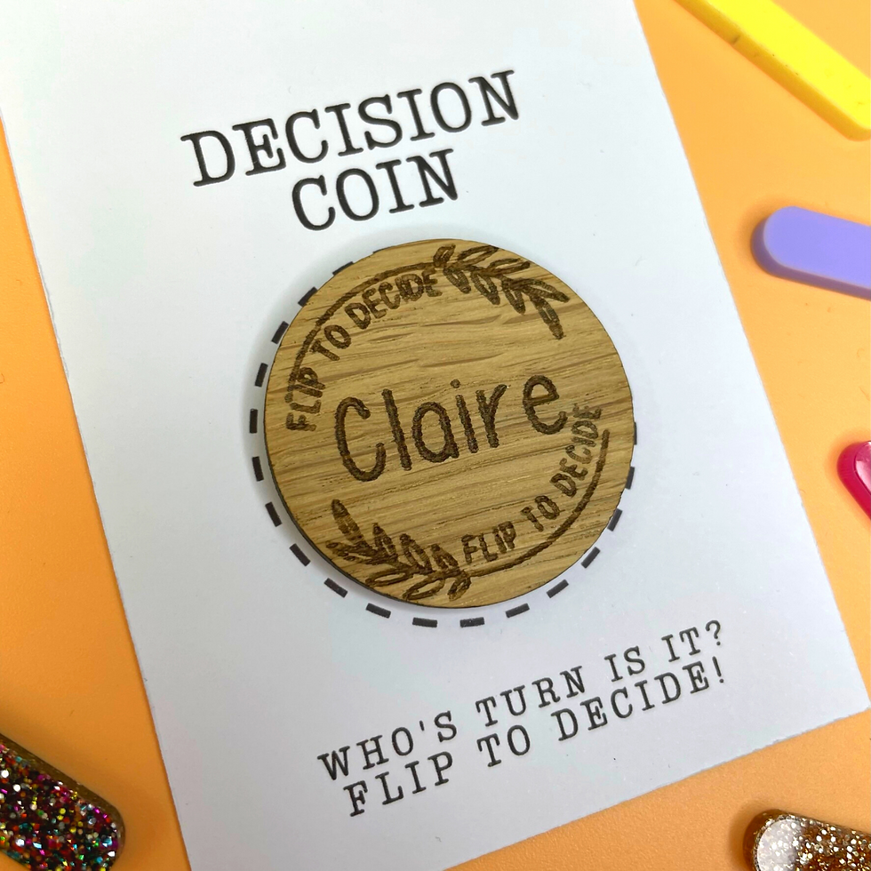 Thumbnail: PERSONALISED DECISION COIN