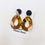 Thumbnail: Brown Tiger Teardrop Earrings