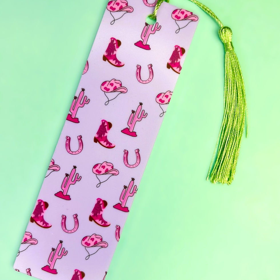 Thumbnail: Purple Cowboy Bookmark