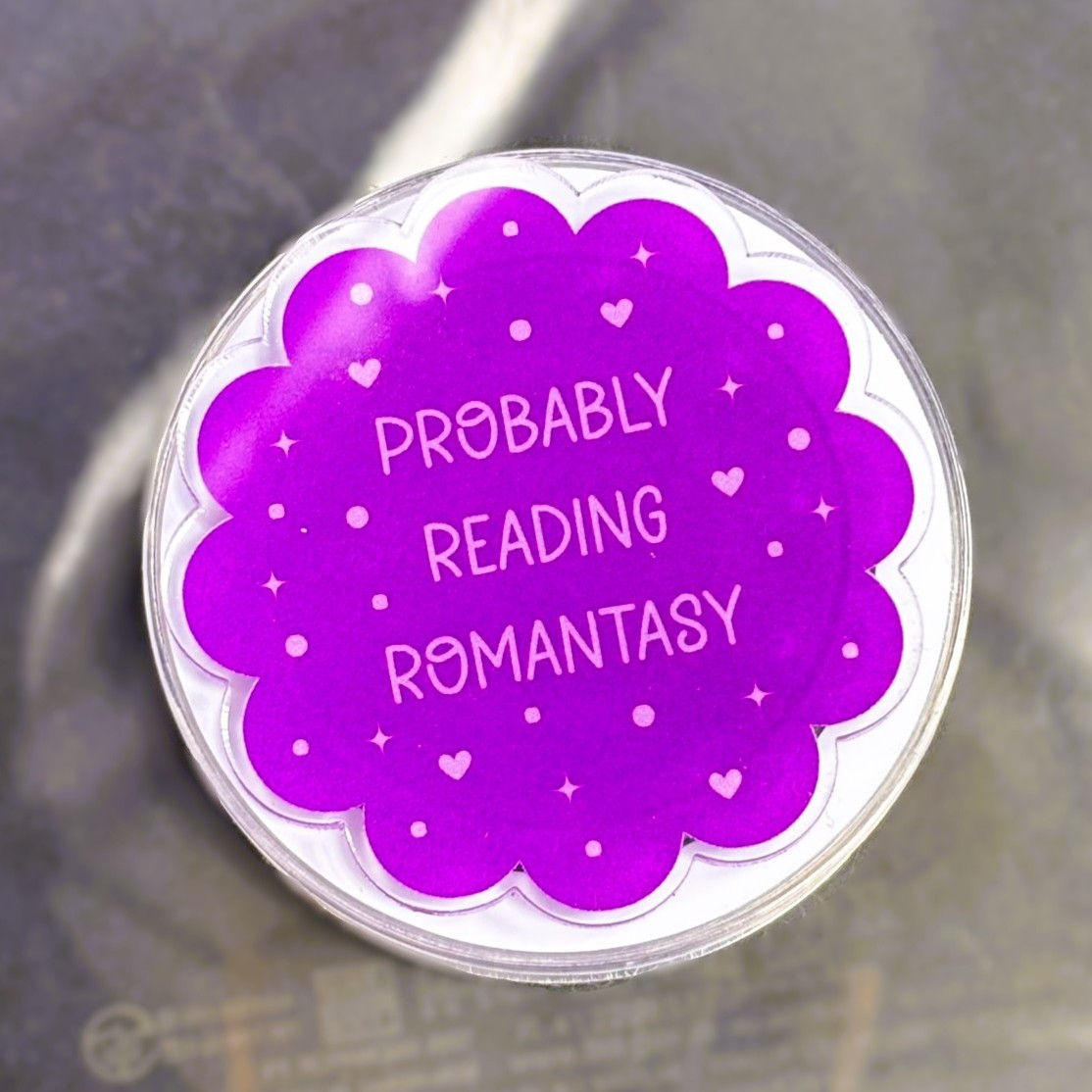 Probably Reading Romantasy Magnetic Grip