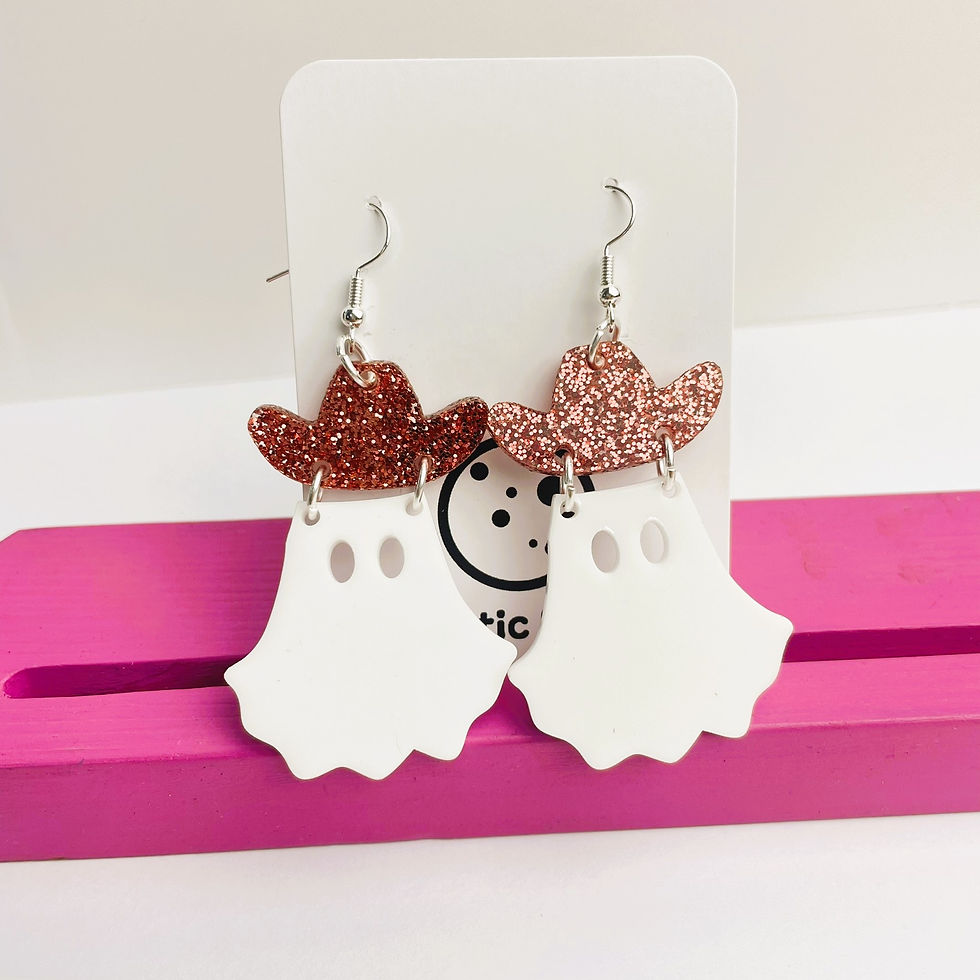 Thumbnail: Cowgirl Ghost Earrings
