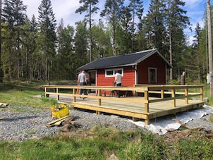 Föreningsstugan har fått en upputsning!