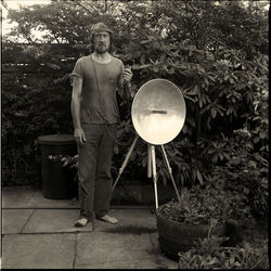 Man With Microwave Transmitter