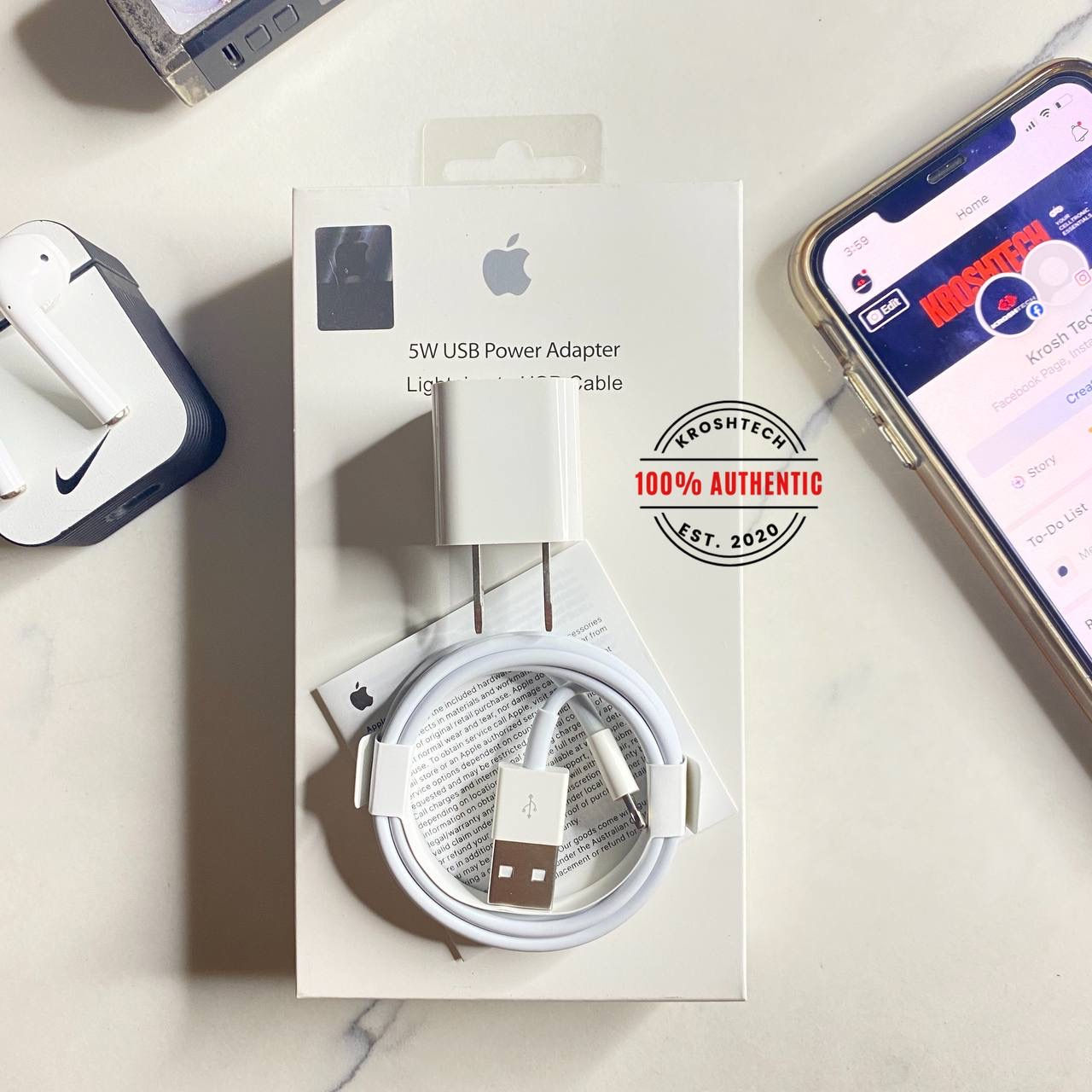 Apple 5watts Charger Set