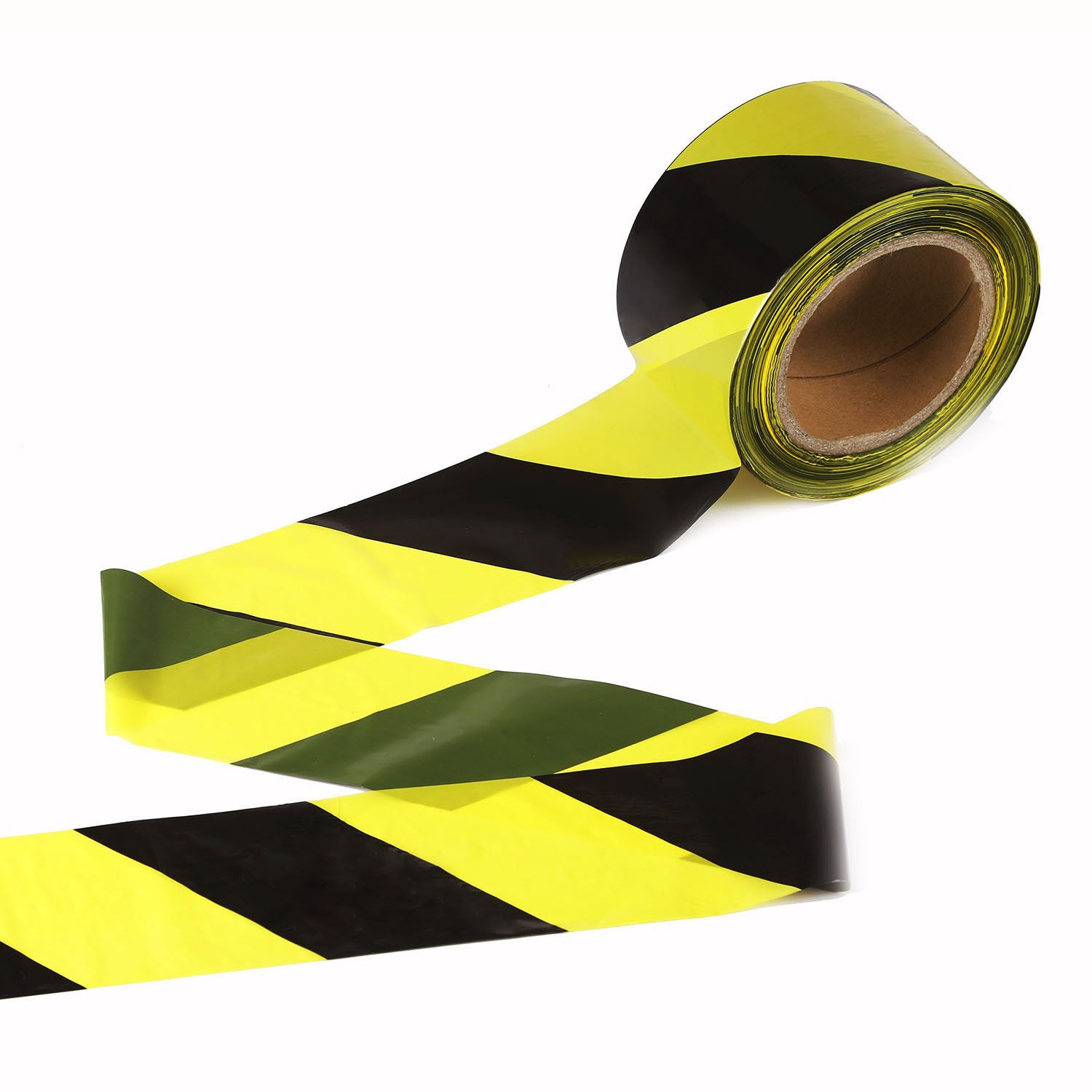 HAZARD BARRIER TAPE BLACK/YELLOW