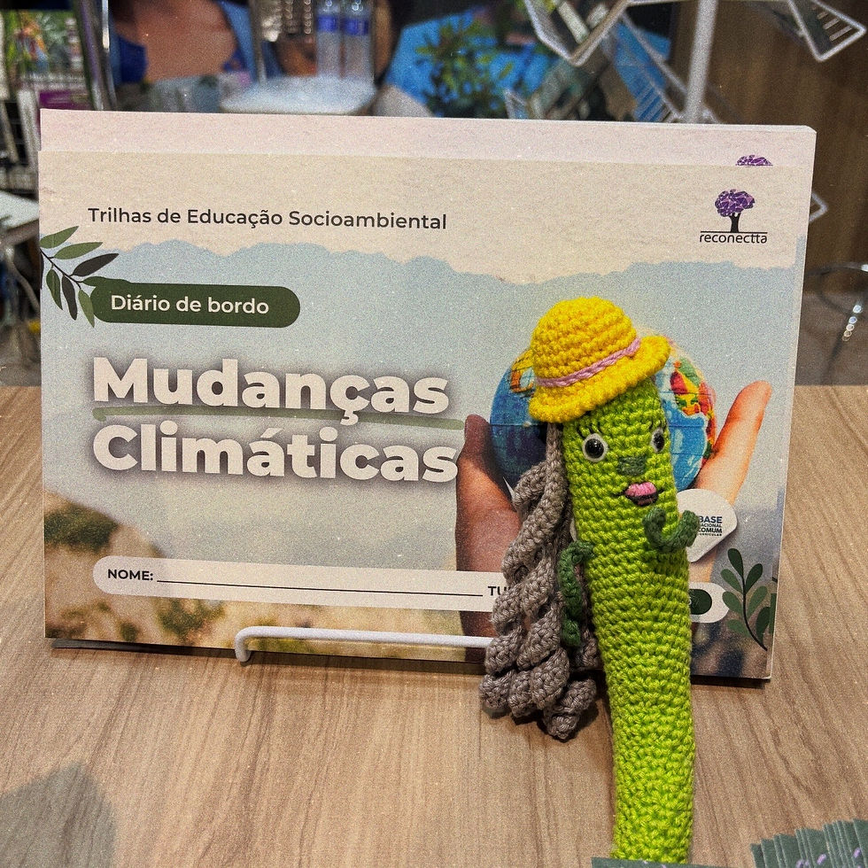 capa do livro de educação socioambiental da reconectta para alunos do 5º ano do ensino fundamental