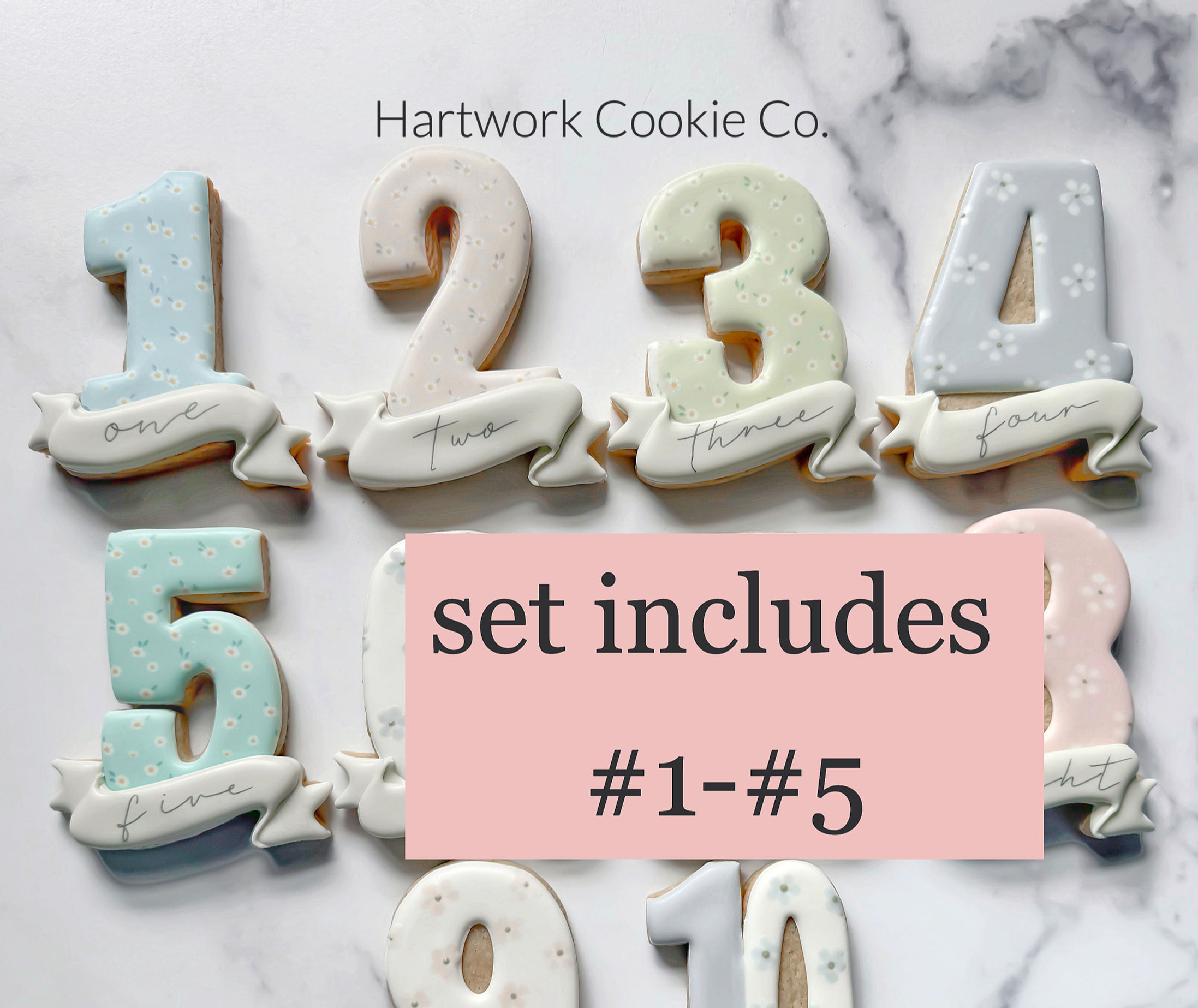 BUNDLE - #1-#5 with Banners - 3.75" (STL-digital download)