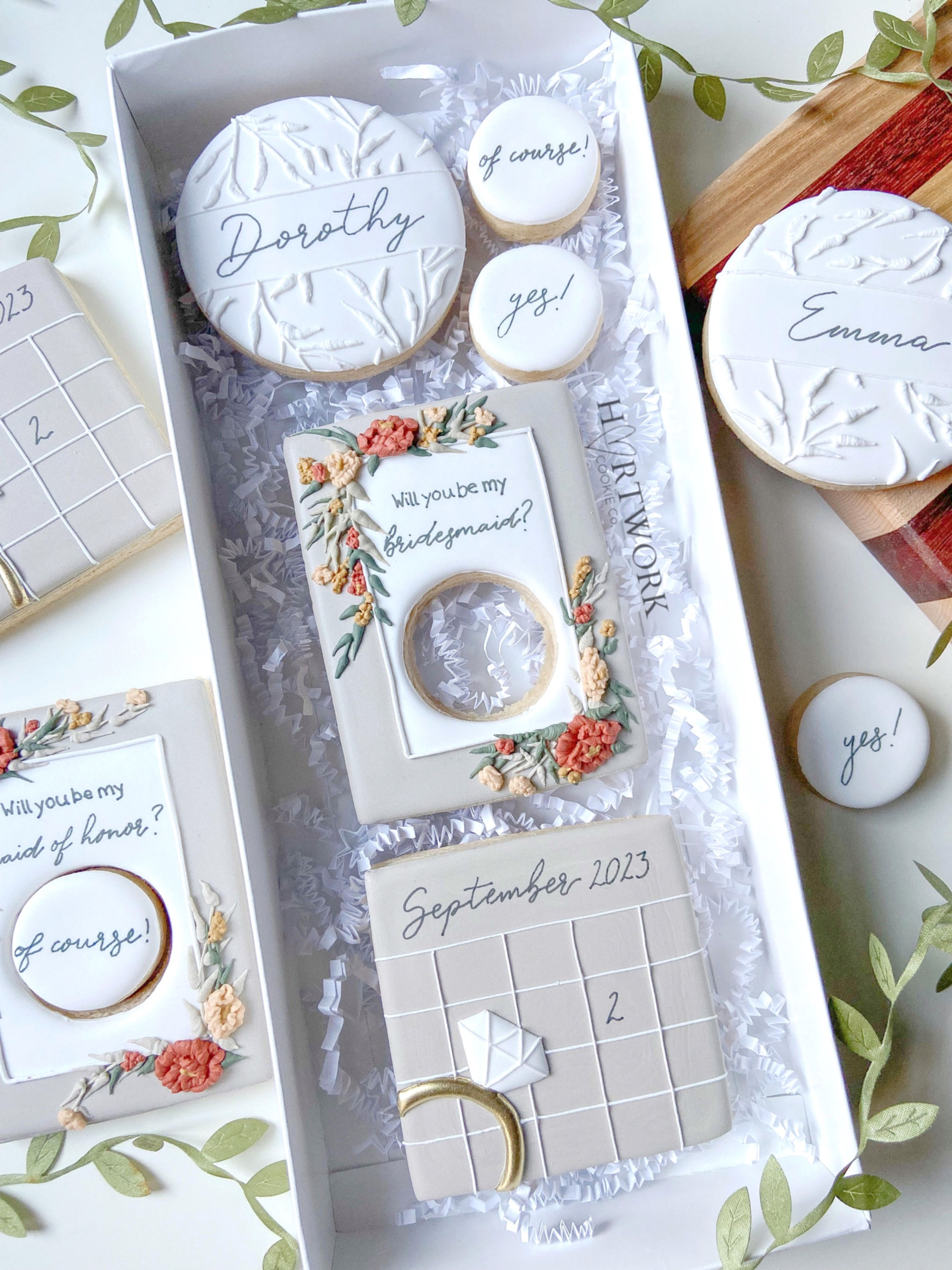 Proposal Cookies - 4" (3 piece interactive set)-(STL-digital download)