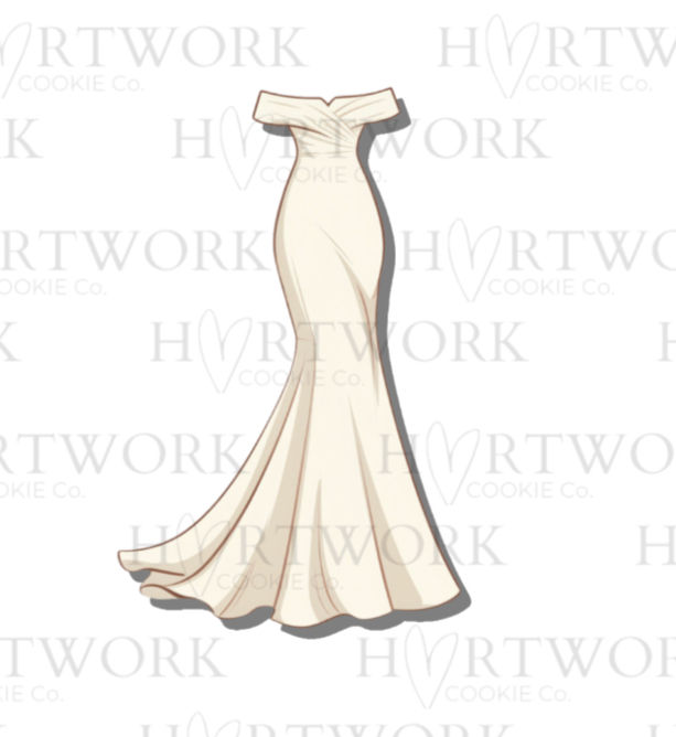 Bridal Gown No. 3 - 4.5" (STL-digital download)