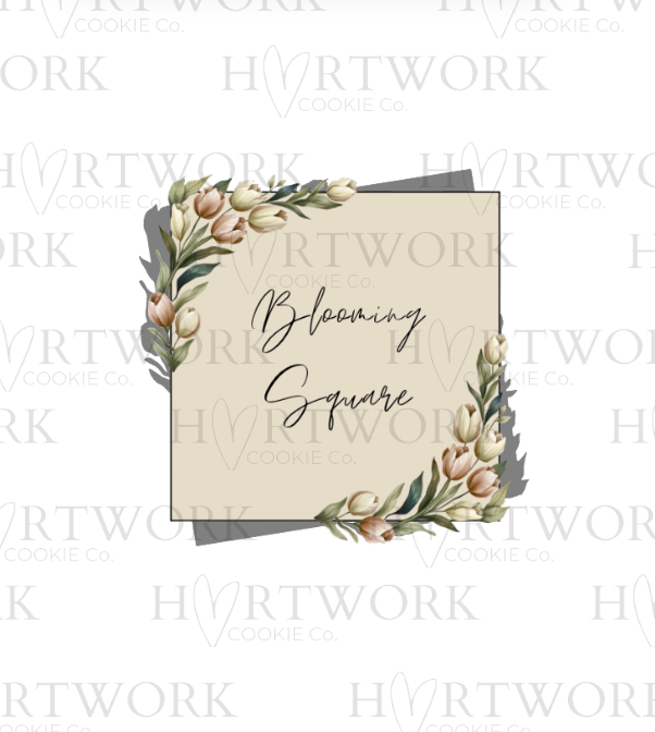 Thumbnail: Blooming Square - 3" (STL-digital download)
