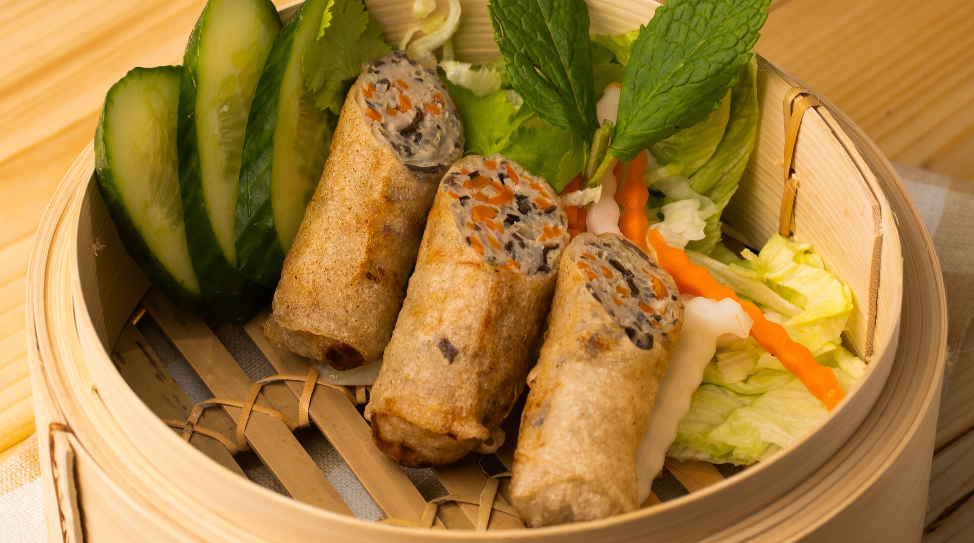 Arranged Food and Objects