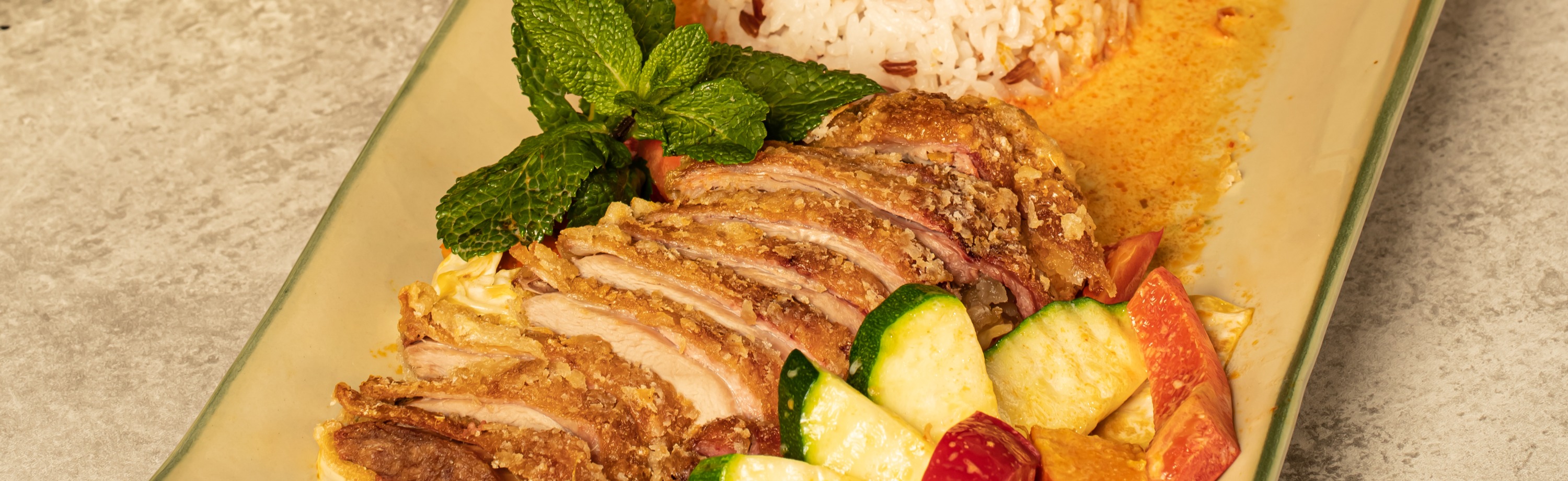 Arranged Food and Objects