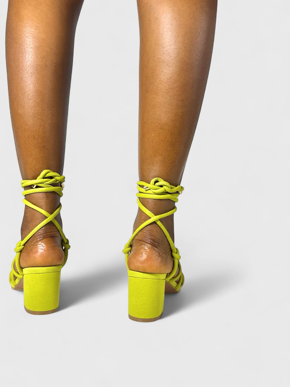 Thumbnail: ABBIE Lace-Up Block Heel