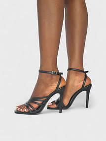 KUKUA Strappy Heel (in Black)