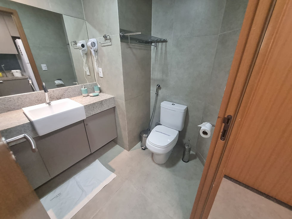 Banheiro do Flat 102