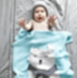 Плед Kids Collection (blu_rose_grey)