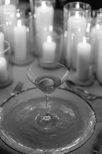 Corporate Christmas event in beautiful candlelight