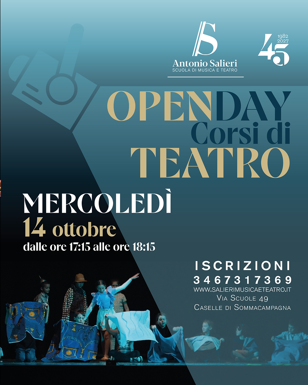OPENDAY CORSO DI TEATRO ALLA SALIERI