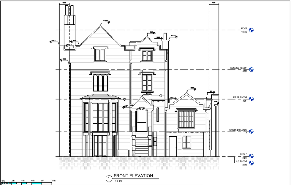 Measured Building Survey in London, kensington, W11 cost of survey £2425.50+VAT7