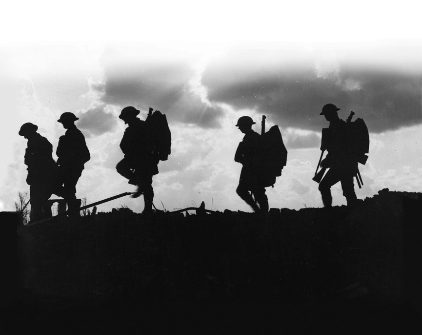 Troops moving up_bleedTOP BW.jpg