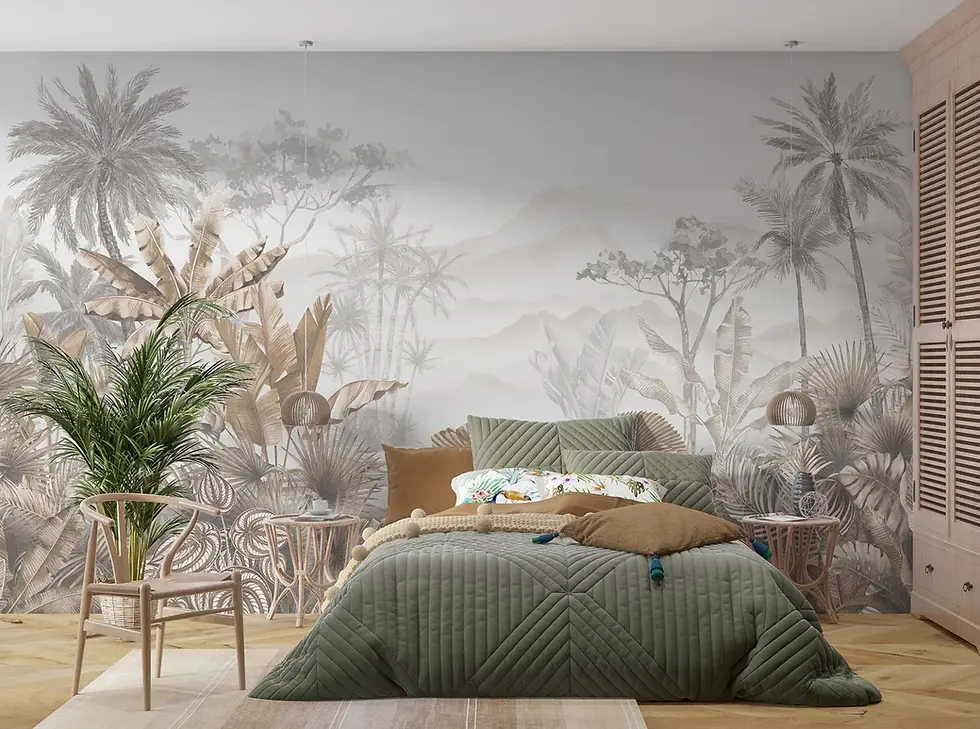 papier-peint-tendance-tropical-sepiapanoramique-sur-mesure-muralconcept-772243.webp
