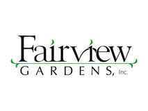 Fairview Gardens logo illustrating their commitment to quality and growth, featuring elegant graphic design elements.