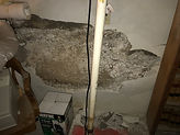 damage in courthouse basement