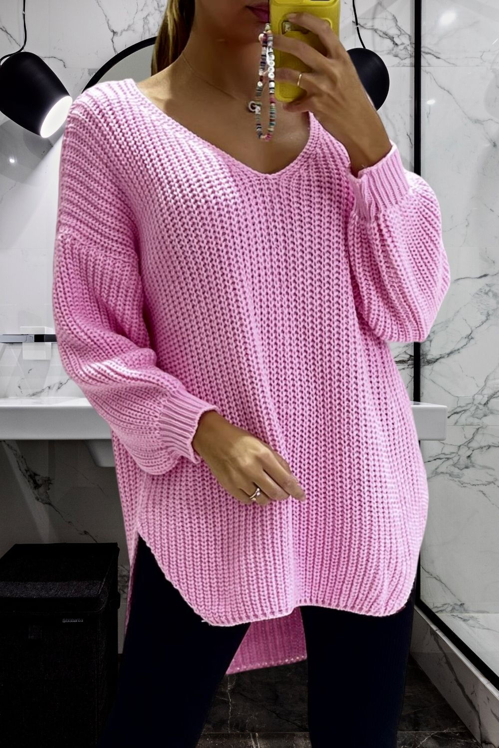 • Pull en tricot