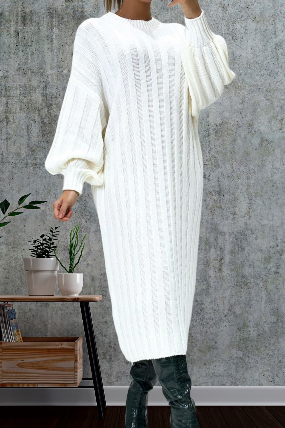 • Robe-pull longue