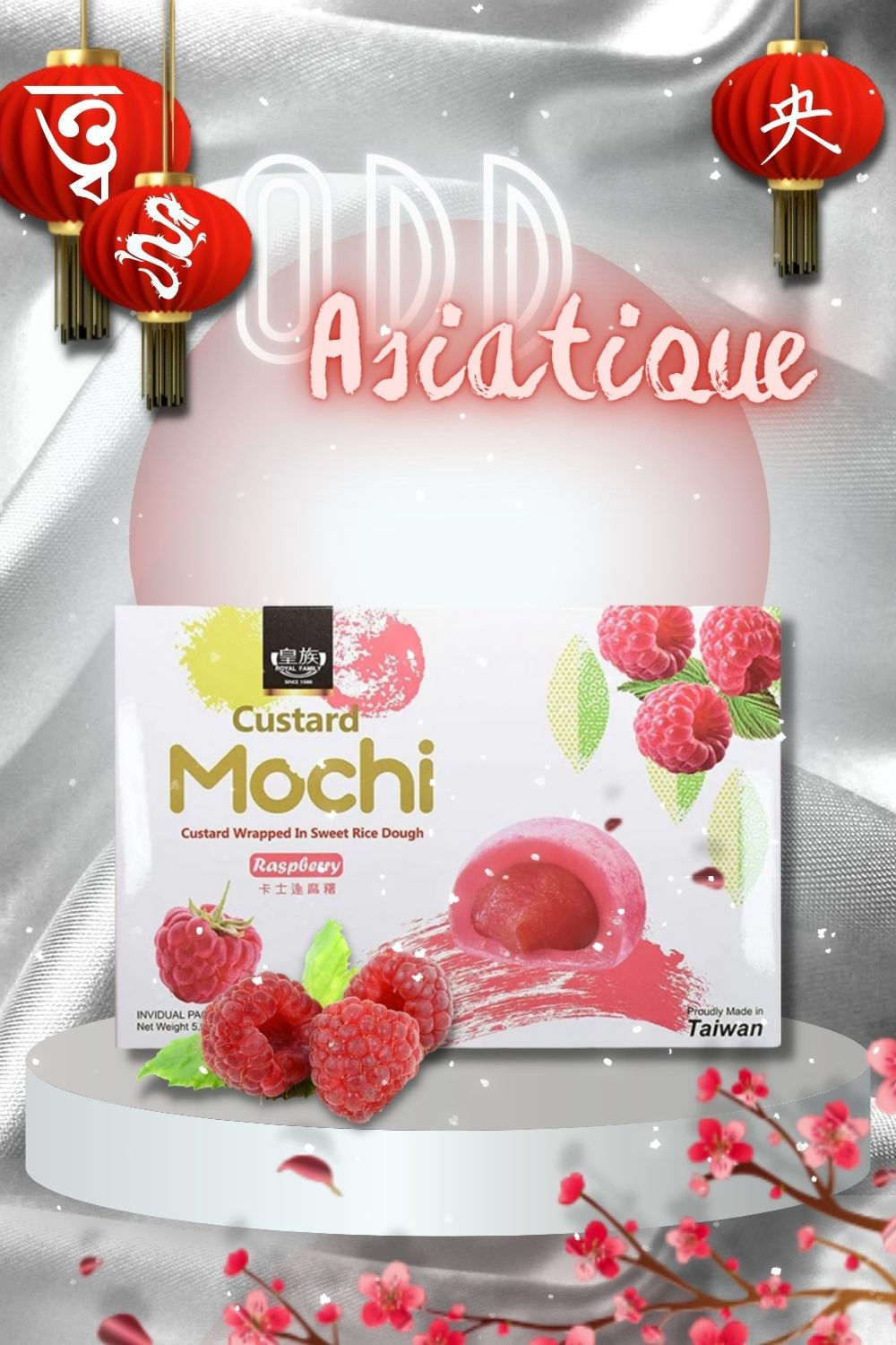 • Mochi aux framboises | Royal Family