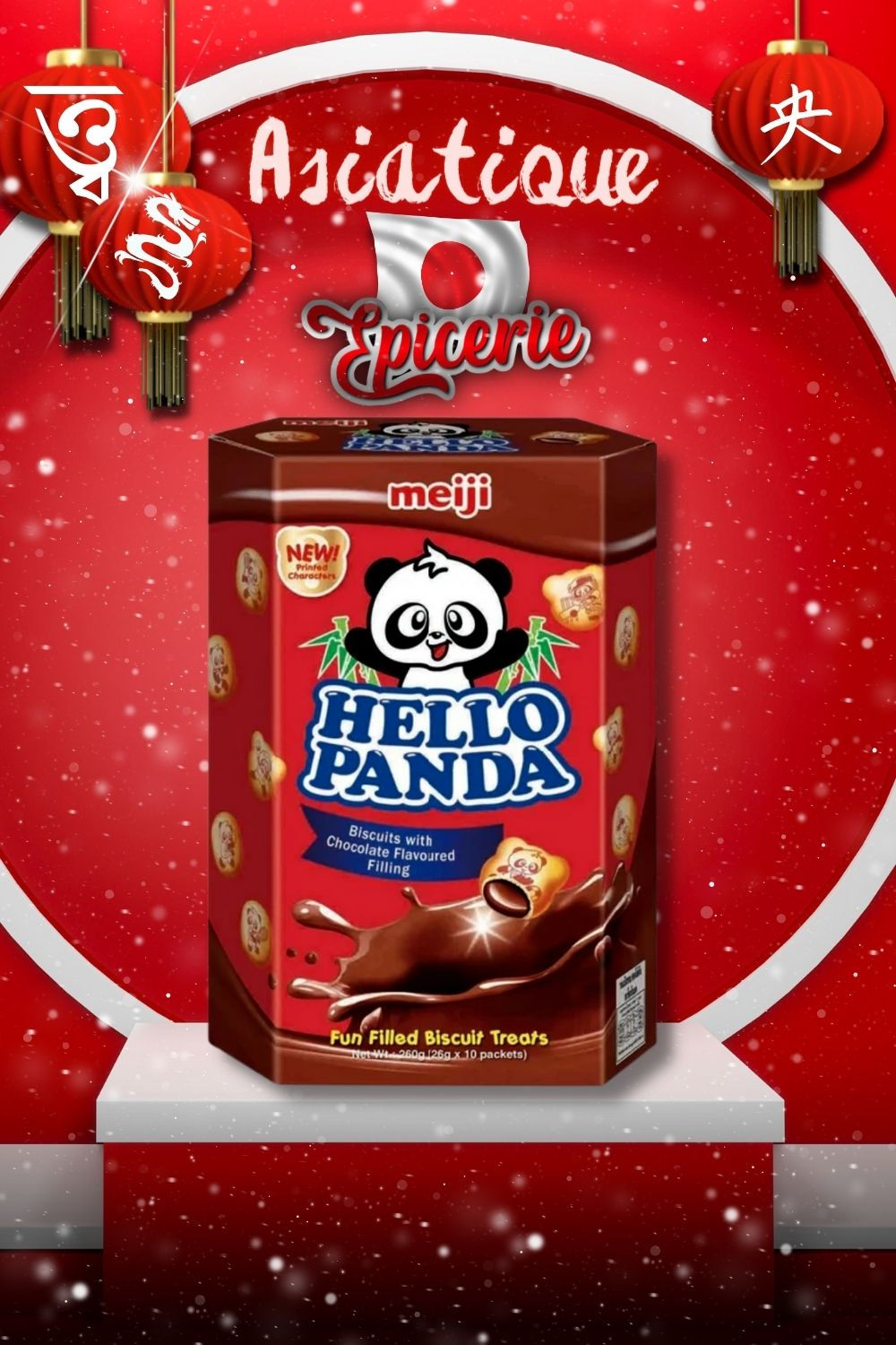 • Meiji Hello Panda chocolat