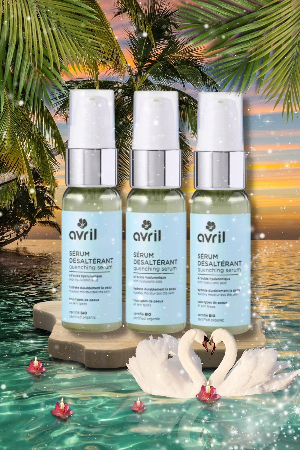 • Soin du visage sérum désaltérant | Avril