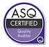 ASQ Certified Quality Auditor logo