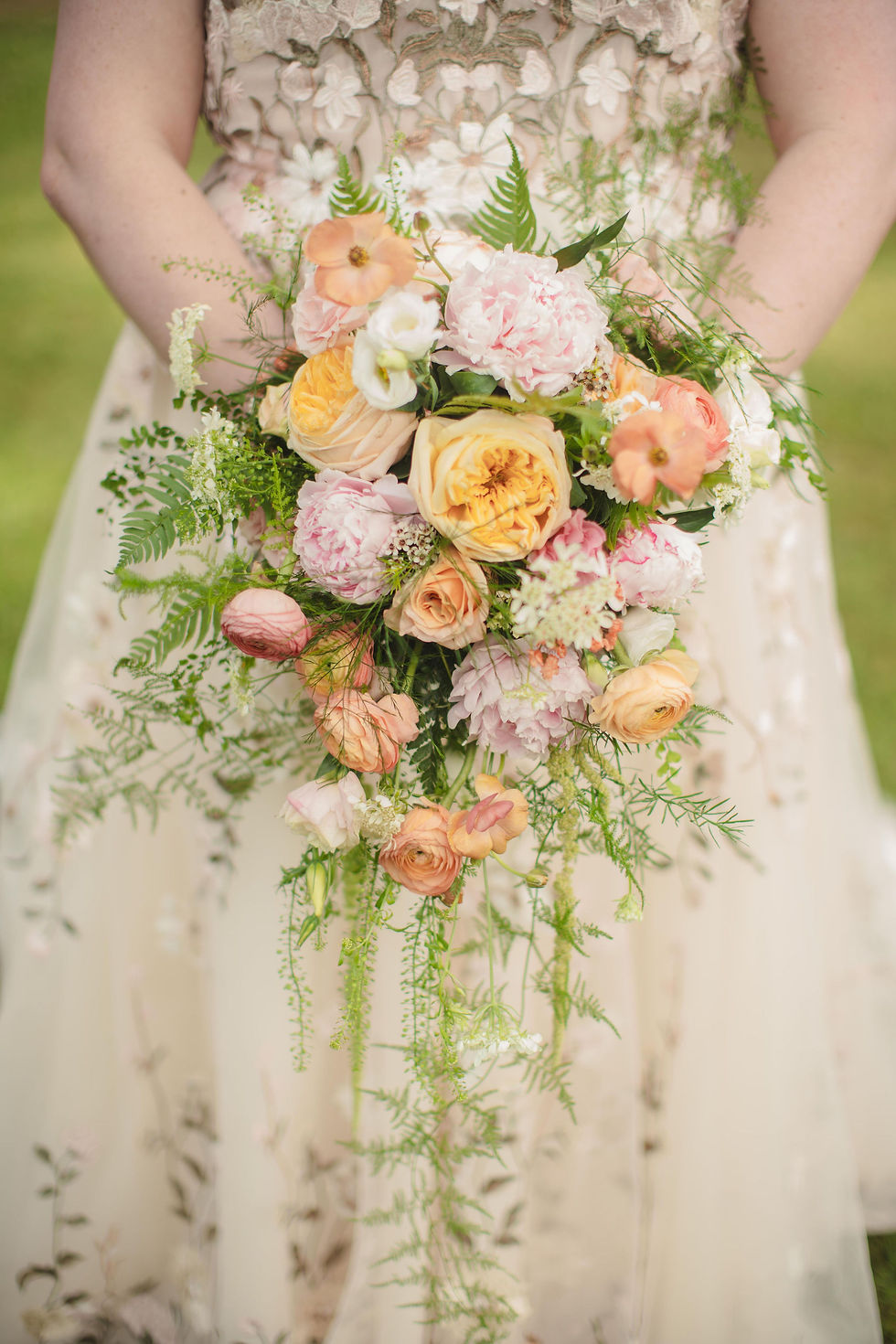 Tear Drop Wedding bouquet
