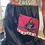Thumbnail: WOMENS MD Low Profile Black Sequin Hillbilly Skull Skirt SMOKED