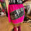 Thumbnail: WOMENS SM Pink Lace Billy The Kid Gold Mirror Skirt SMOKED