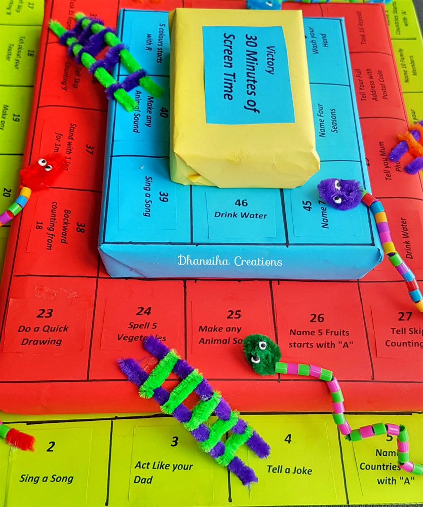 Snakes and ladders template pdf image