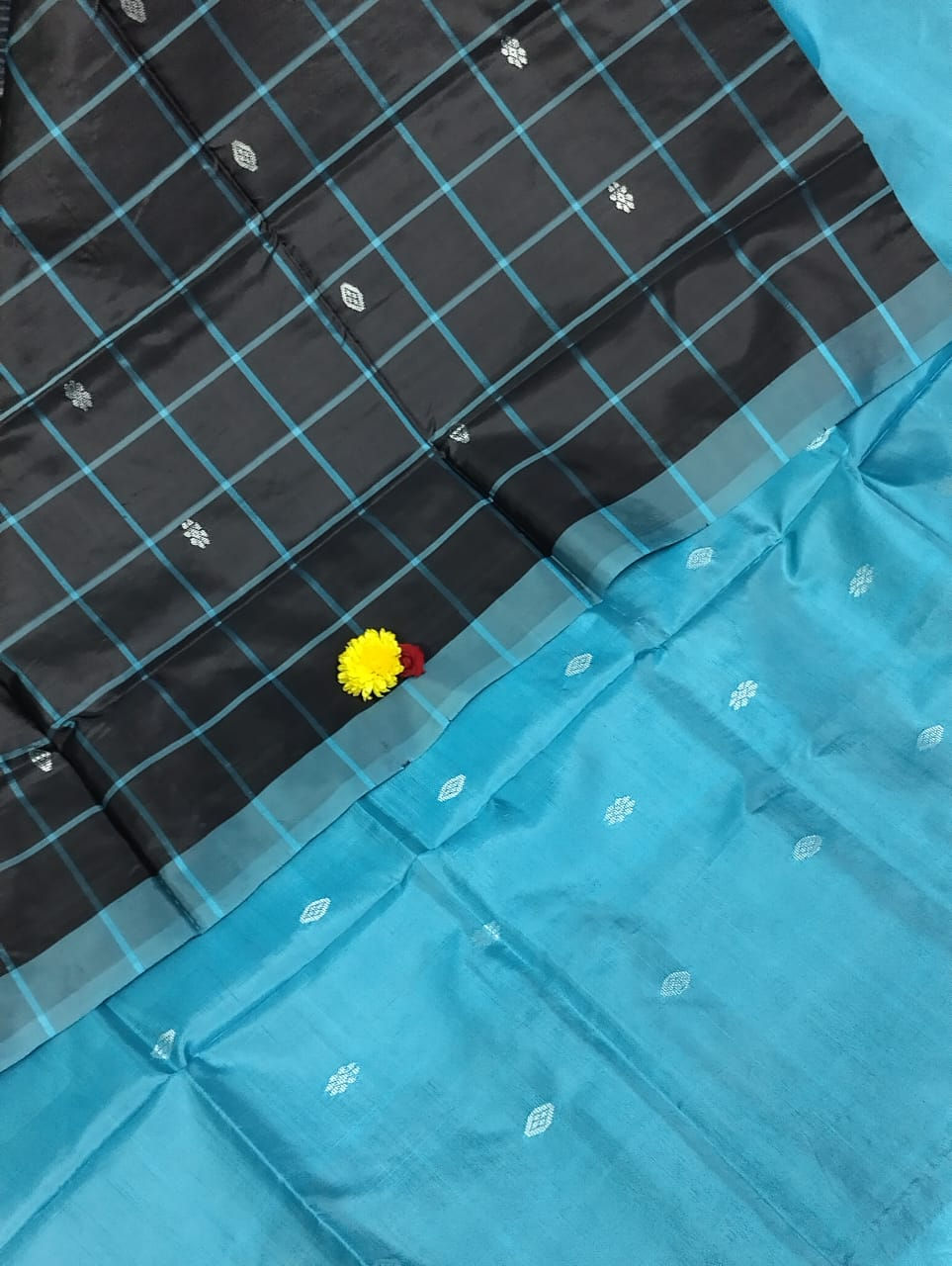 Thumbnail: Banana pith semisilk sarees without blouse 