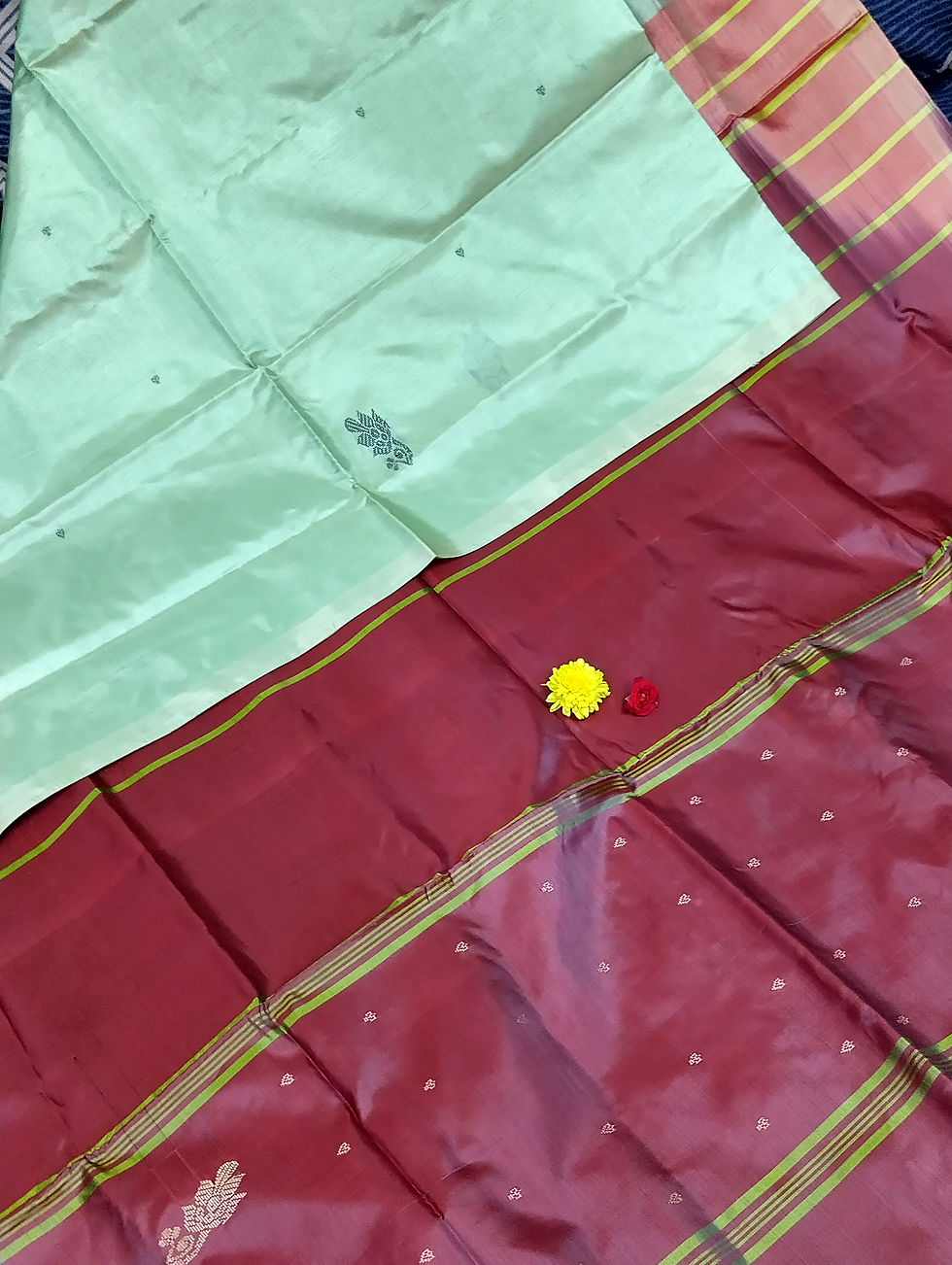 Thumbnail: Banana pith semisilk sarees or vaazhai naar pattu sarees 