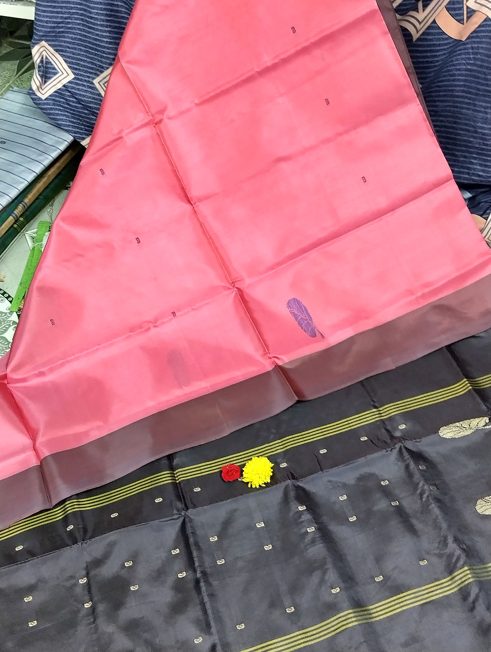 Thumbnail: Banana pith semisilk sarees or vaazhai naar pattu sarees 