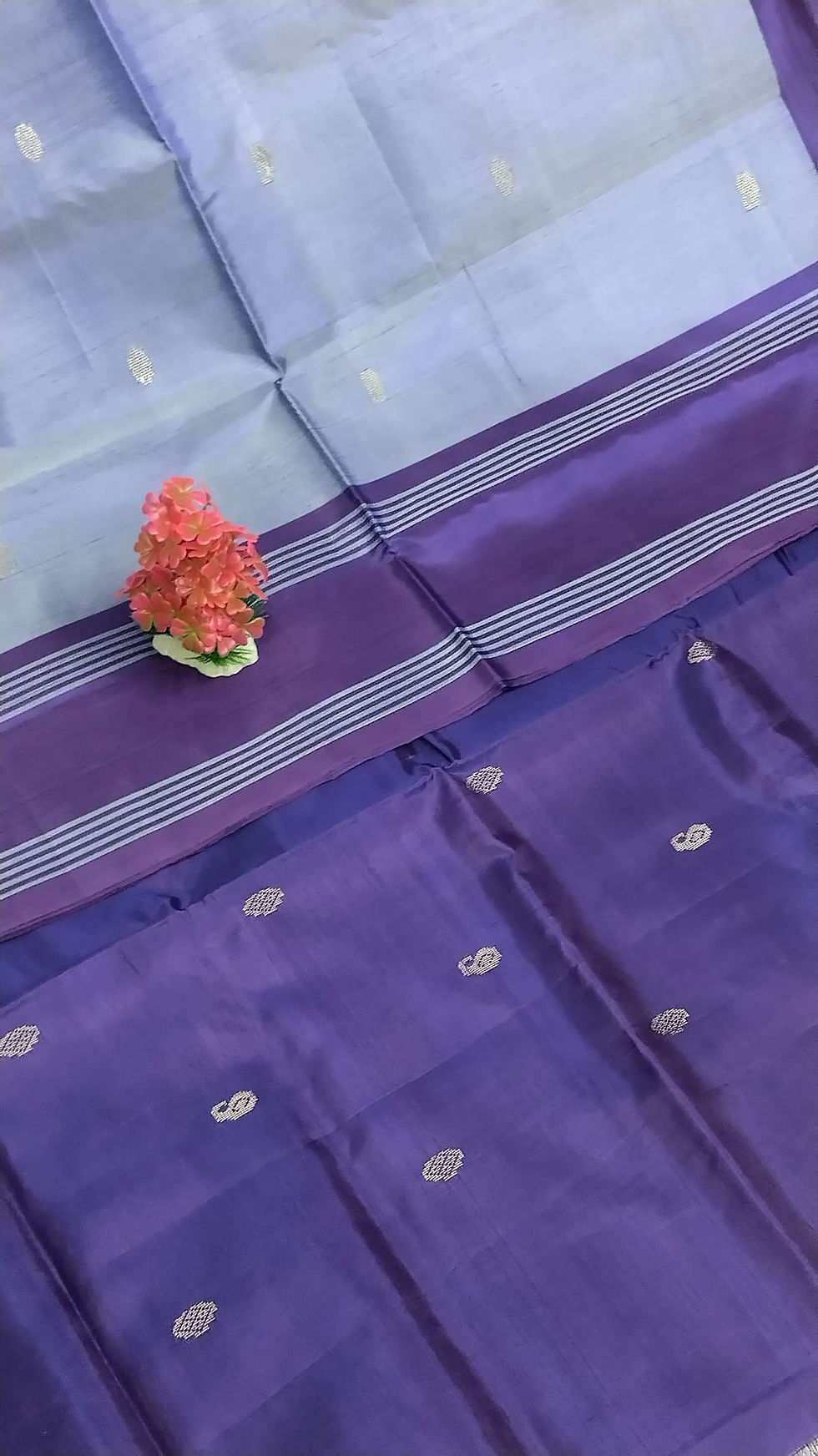 Thumbnail: Banana pith semisilk sarees without blouse 