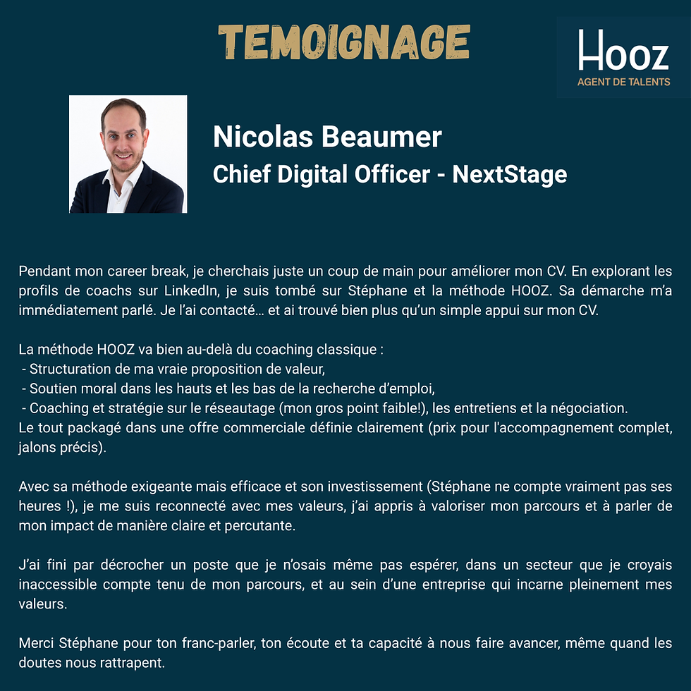 L'accompagnement Offboarding, vécu par Nicolas !