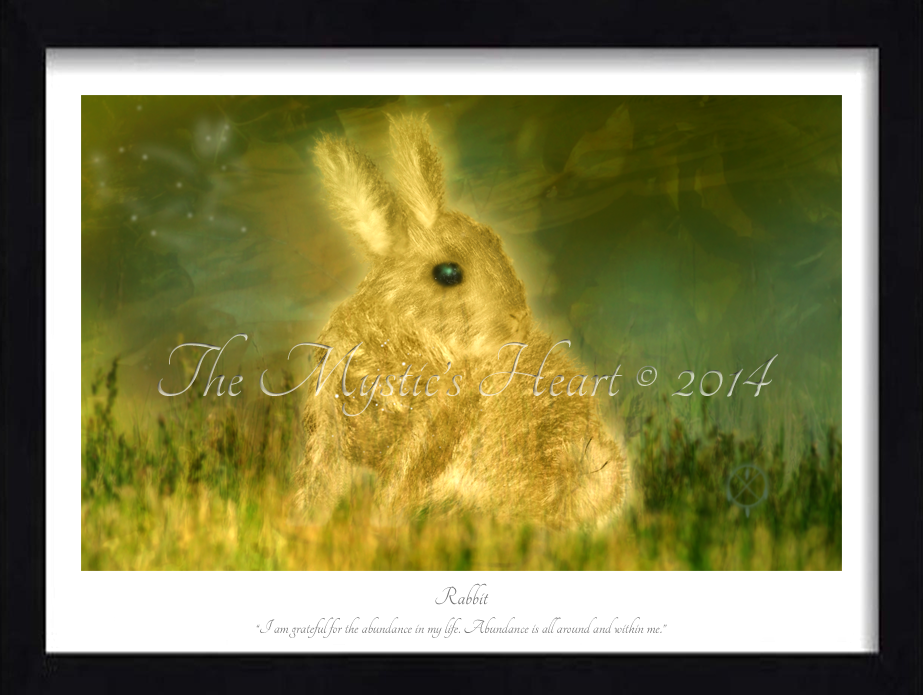 Rabbit 16x12 Framed Giclée Print