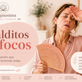 una mujer con sofocos 