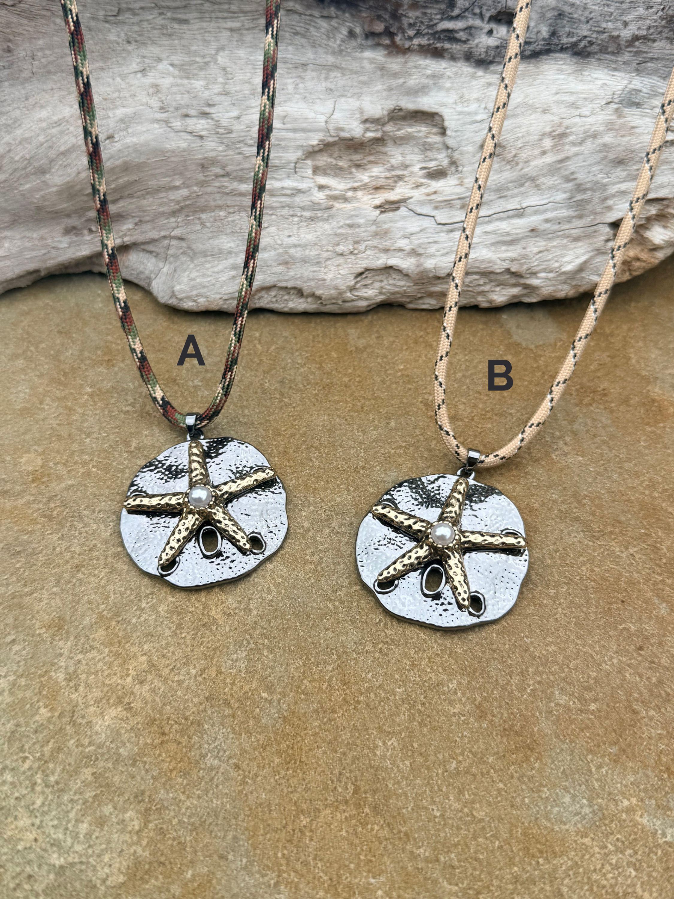 Sand dollar necklace