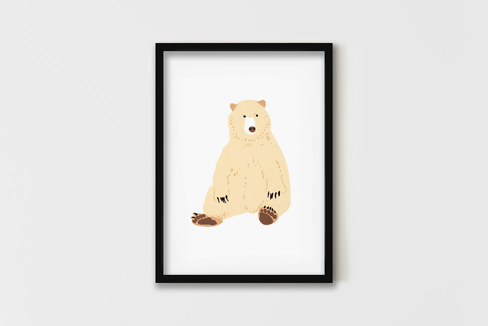 תמונה ממוזערת: Seated Bear 15X20 cm