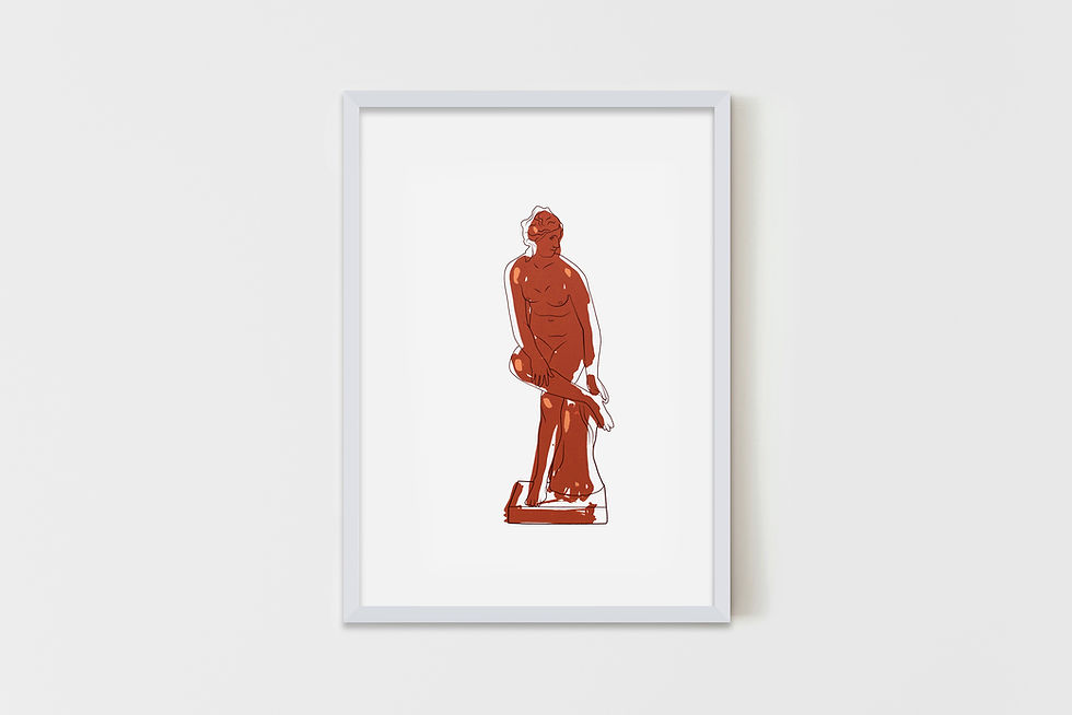 Terracotta Statue 35X50 cm