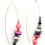 Thumbnail: good and plenty african trade bead & horn earrings