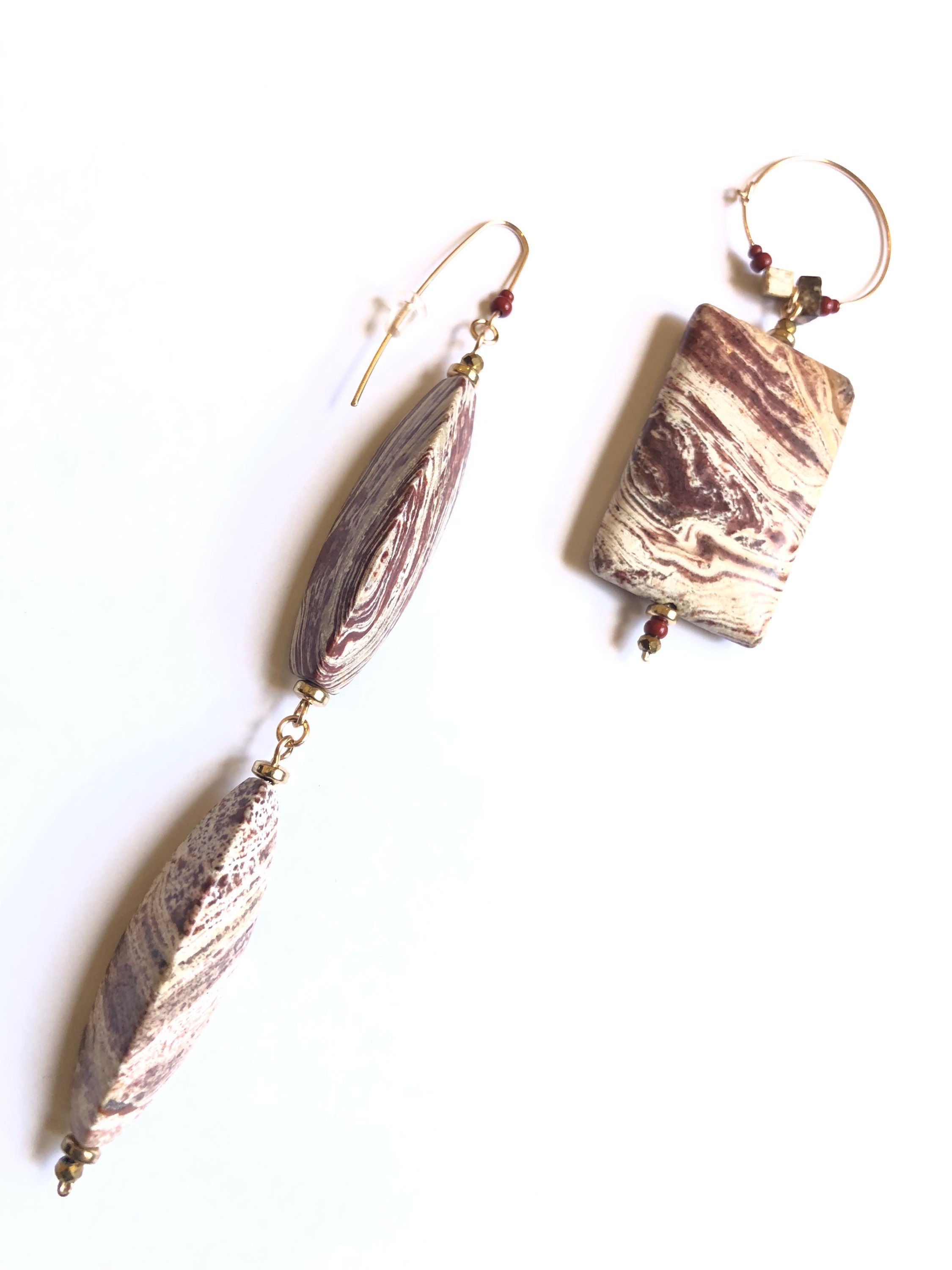 dances in the sand desert jasper earrings